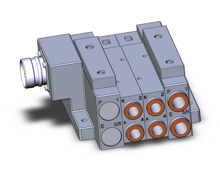 SS5V3-W10CD-02U-C10 SS5V 02 Station Manifold, Tie-Rod Base