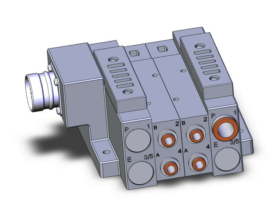 SS5V3-W10CD-02US-C6 SS5V 02 Station Manifold, Tie-Rod Base