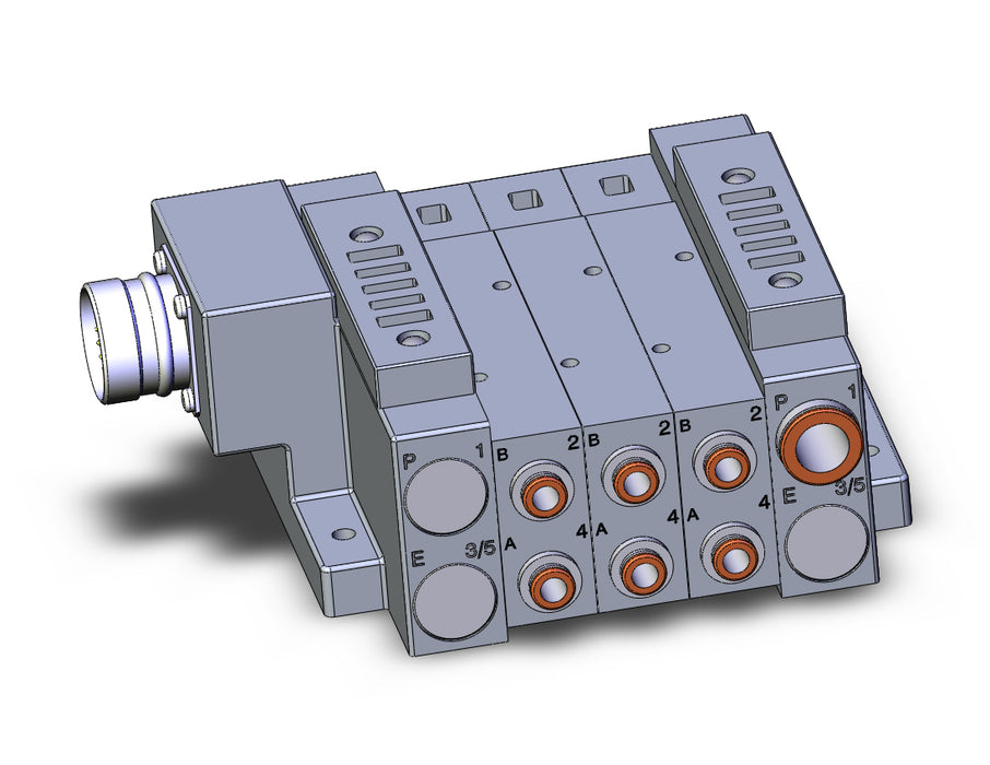 SS5V3-W10CD-03US-C6 SS5V 03 Station Manifold, Tie-Rod Base