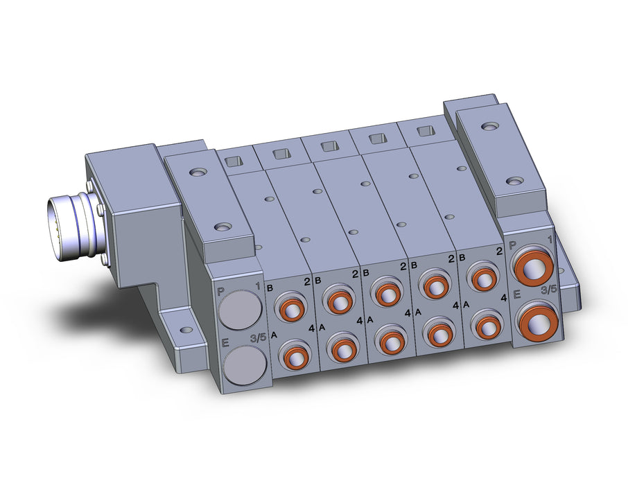 SS5V3-W10CD-05U-N7 SS5V 05 Station Manifold, Tie-Rod Base