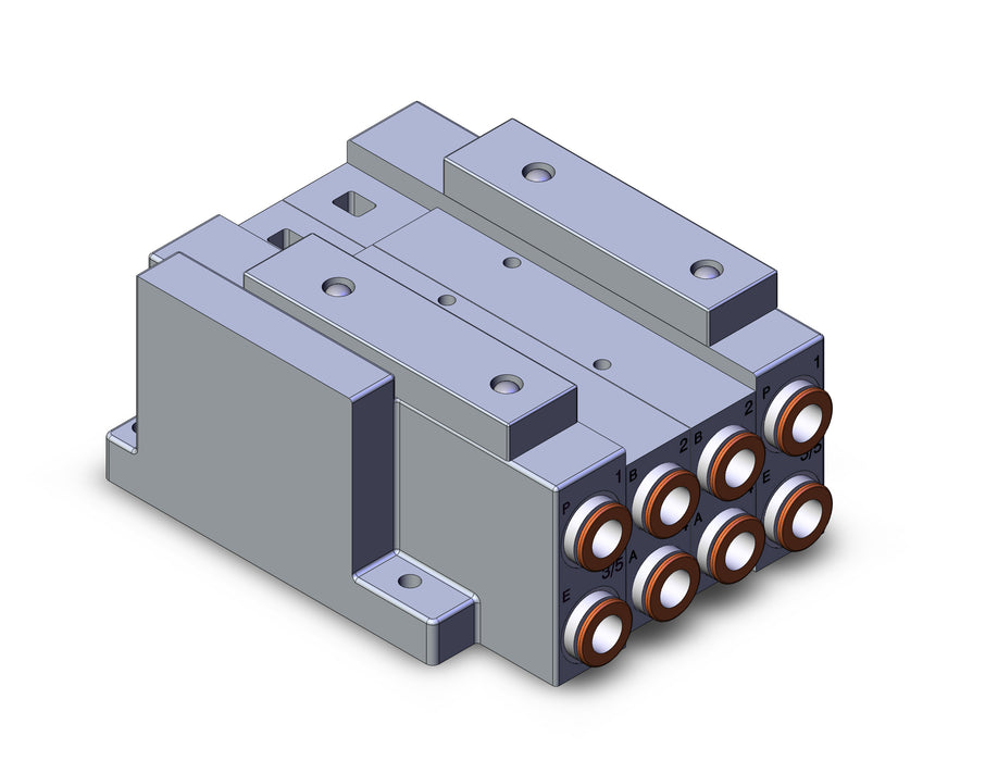 SS5V3-W10S10D-02B-N11 SS5V 02 Station Manifold, Tie-Rod Base