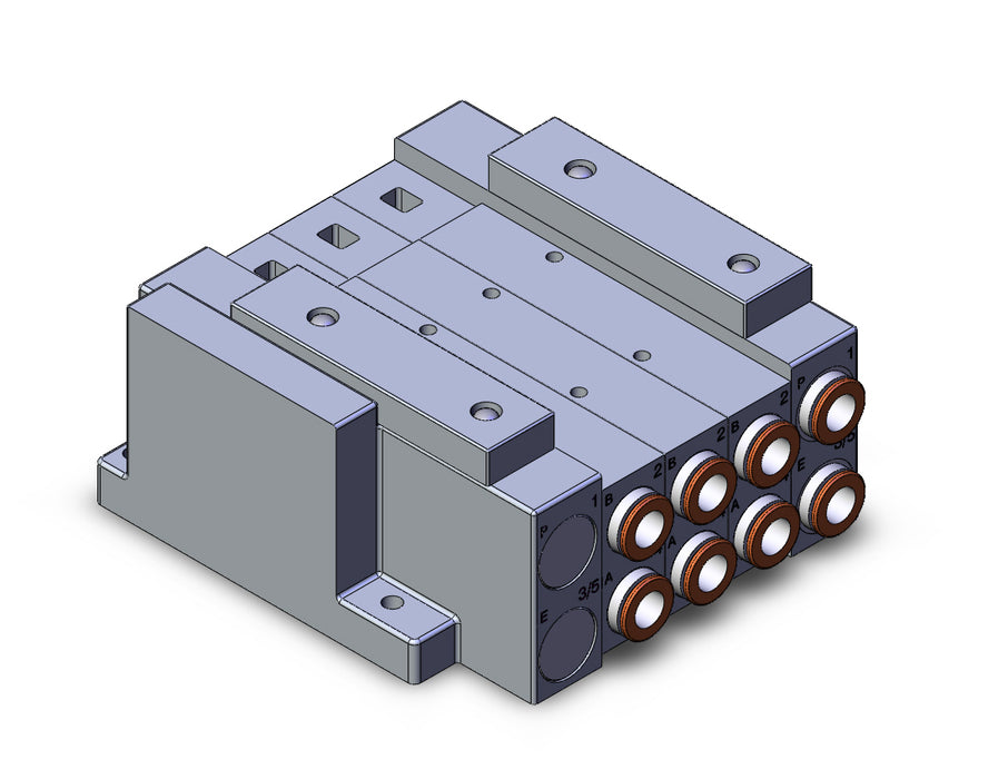 SS5V3-W10S10D-03U-N11 SS5V 03 Station Manifold, Tie-Rod Base