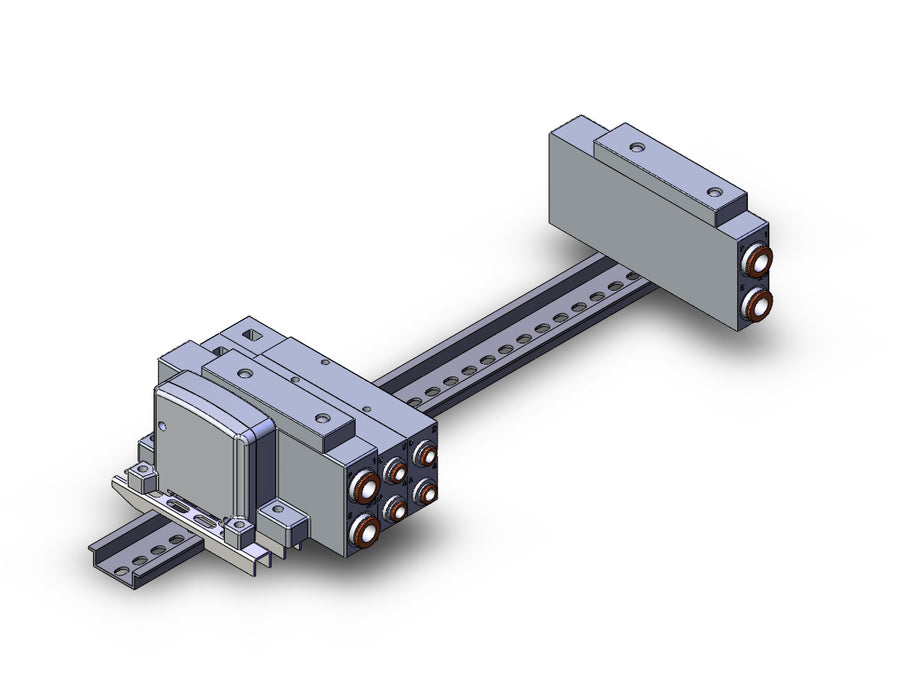 SS5V3-W10S10D-12B-N7-D SS5V 12 Station Manifold, Tie-Rod Base
