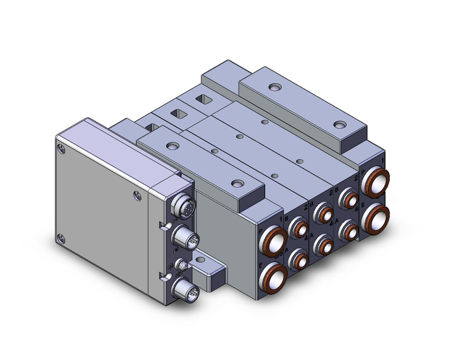 SS5V3-W10S1NAND-03B-C6 SS5V 03 Station Manifold, Tie-Rod Base