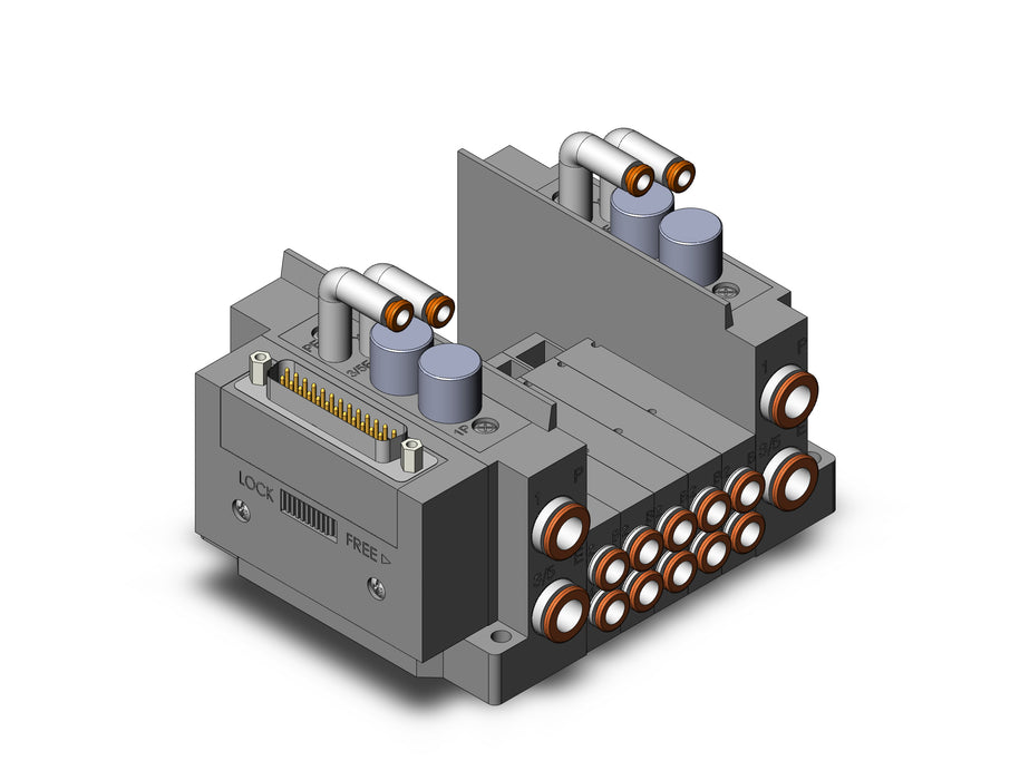 SS5Y3-10F1-05BR-C6AA SS5Y3 5 STA MANIFOLD BASE