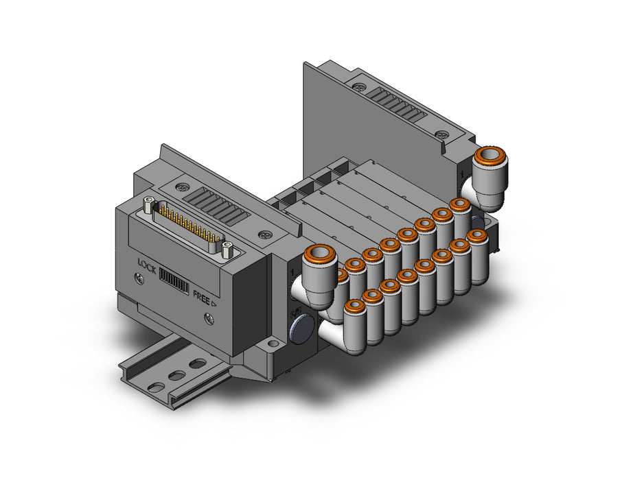 SS5Y3-10F1-08BS-L4A SS5Y3 8 STA MANIFOLD BASE