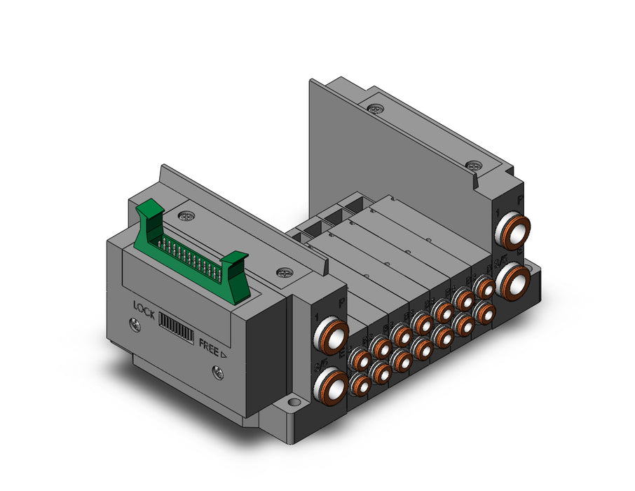 SS5Y3-10P1-07B-C4 SS5Y3 7 STA MANIFOLD BASE
