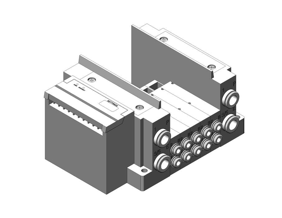 SS5Y3-10S3ZB-05B-C4AA SS5Y3 5 STA MANIFOLD BASE