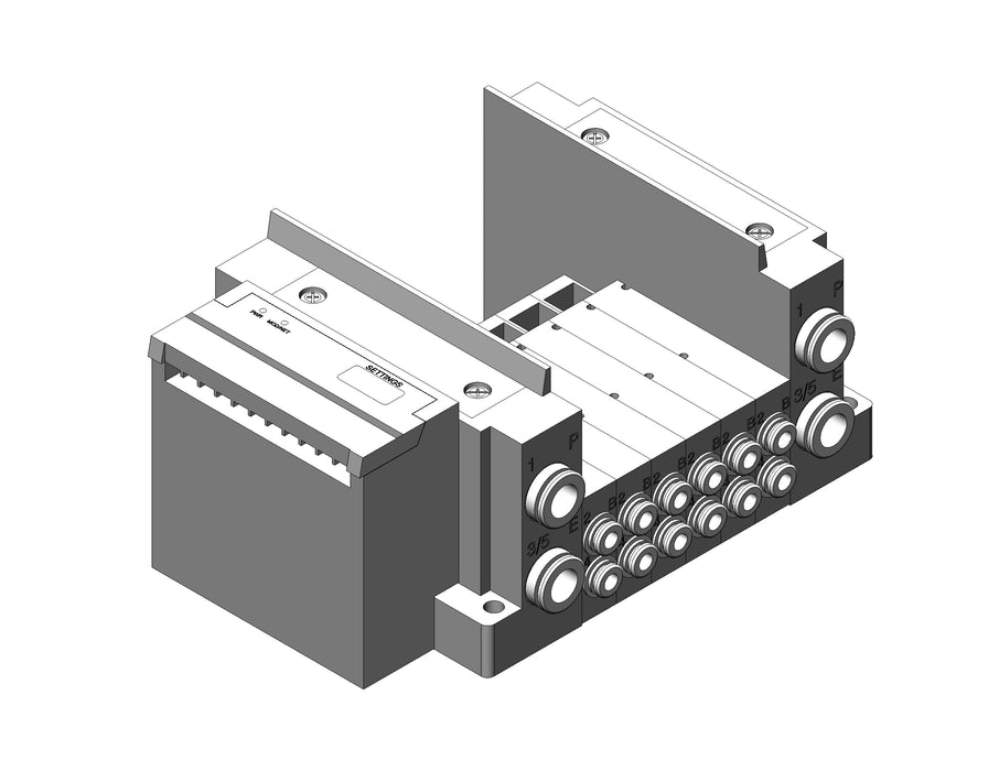 SS5Y3-10S3ZB-06B-C4AA SS5Y3 6 STA MANIFOLD BASE
