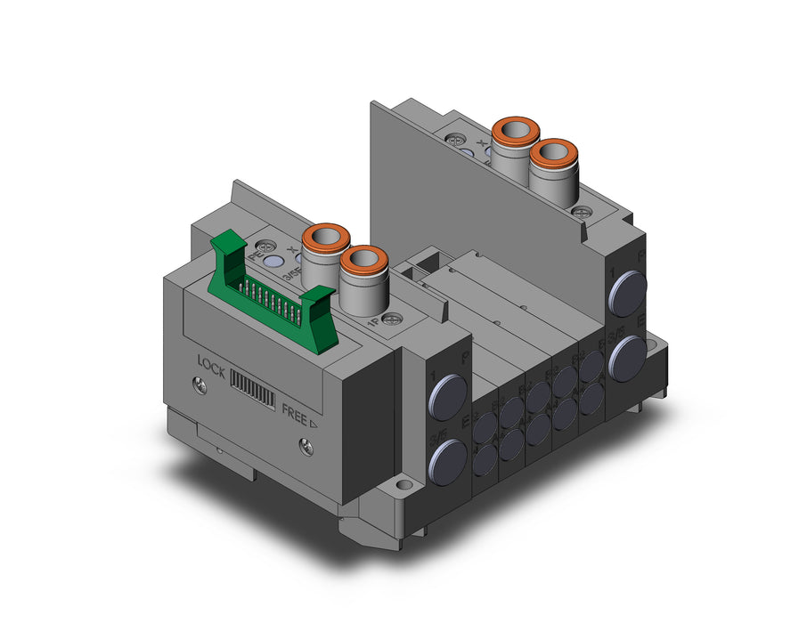 SS5Y3-12PG1-05B-D0 SS5Y3 5 STA MANIFOLD BASE