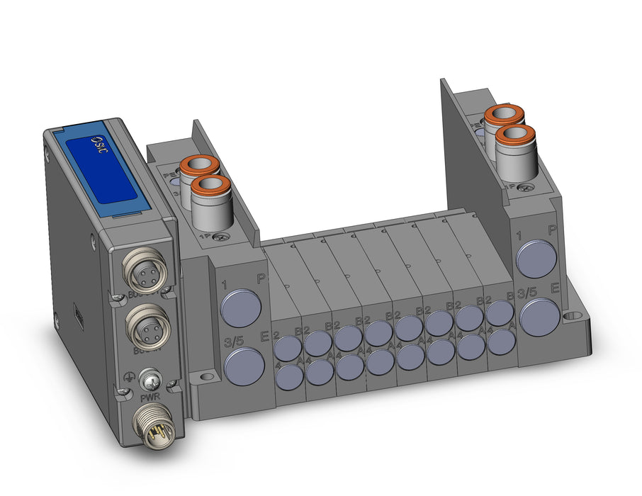 SS5Y3-12SEBN-08B SS5Y3 8 STA MANIFOLD BASE