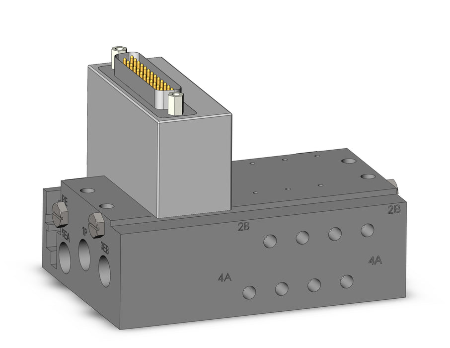 SS5Y3-50F1-04B-M5 Plug-in Metal Base
