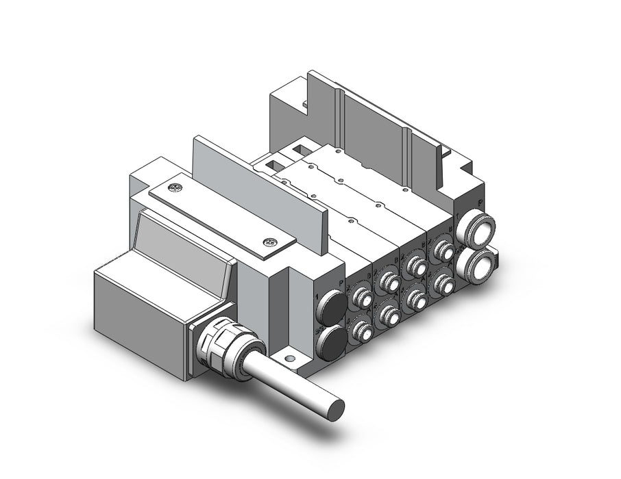 SS5Y7-10L32-04U-C6 SS5Y7 4 STA MANIFOLD BASE