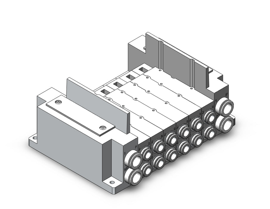 SS5Y7-10S0-06B-C8 SS5Y7 6 STA MANIFOLD BASE