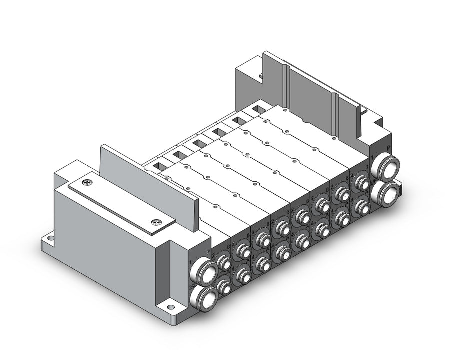 SS5Y7-10S0-08B-C6 SS5Y7 8 STA MANIFOLD BASE