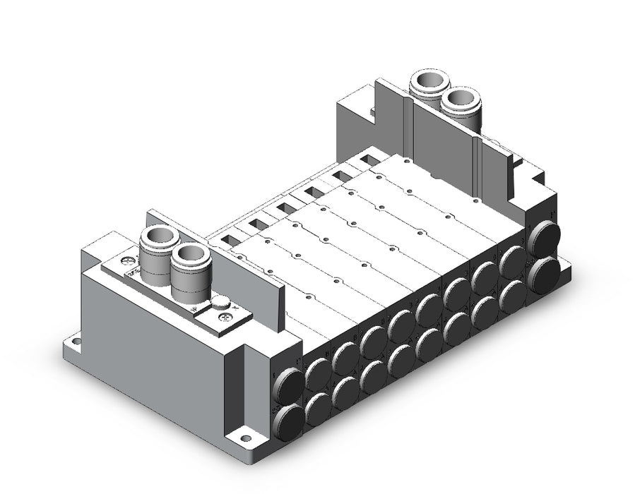 SS5Y7-12S0-08B-N SS5Y7 8 STA MANIFOLD BASE