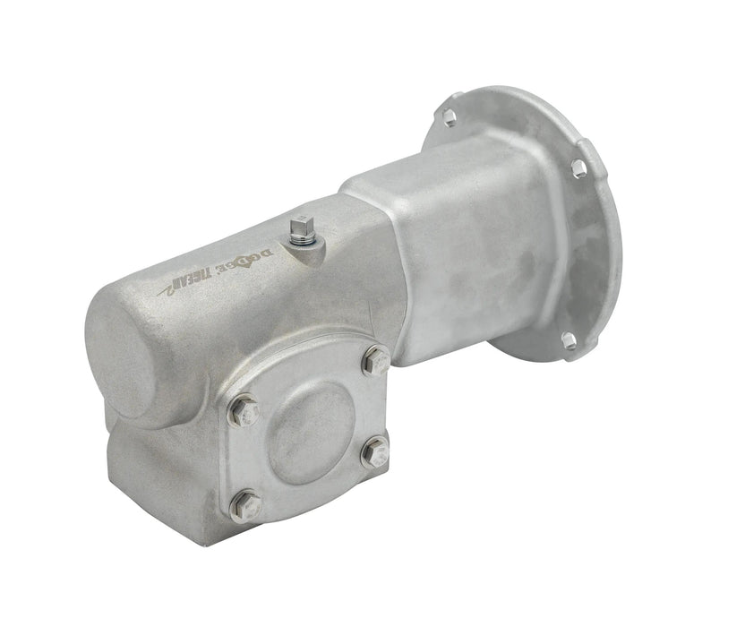 Speed Reducer Tigear-2 Worm Gear Speed Reducers 20:1 Right Solid Output Shaft 1.75" Center Distance 140TC Input Coupling Style Motor Flange No Base Kit Single Reduction Right Angle Washdown 