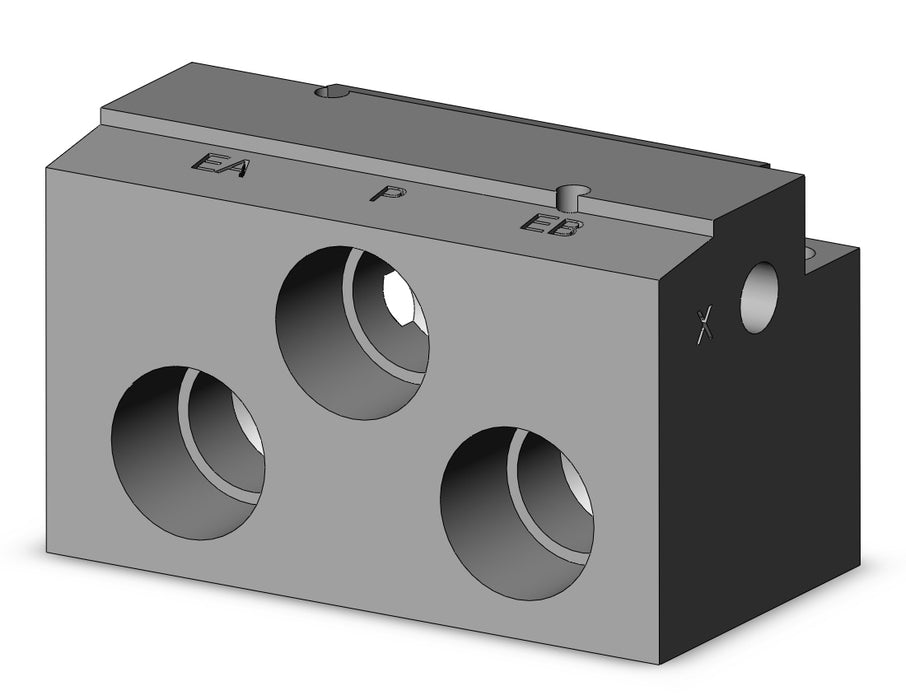 SY3000-27-1T SUBPLATE 1/8" NPTF