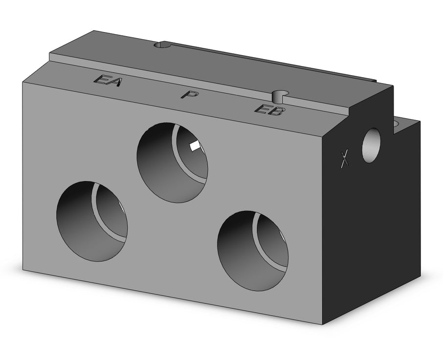 SY3000-27-1 SUBPLATE, 1/8" PT