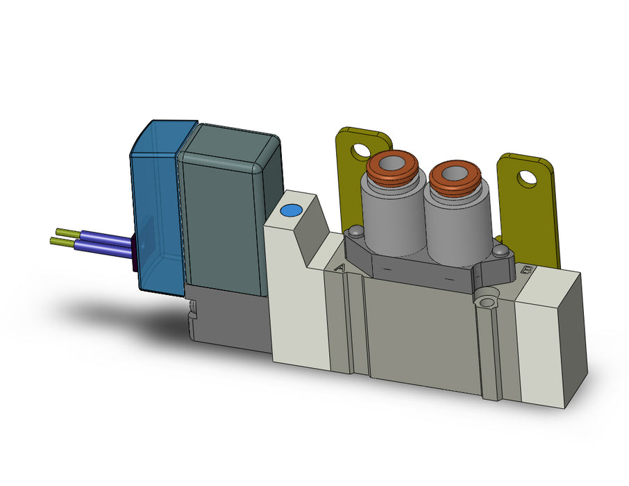 SY3120-3G-C4-F2 VALVE, SGL SOL, BODY PT (AC)
