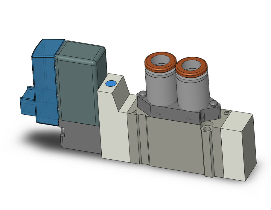SY3120-4LOZ-C6 VALVE, SGL SOL, BODY PT (AC)