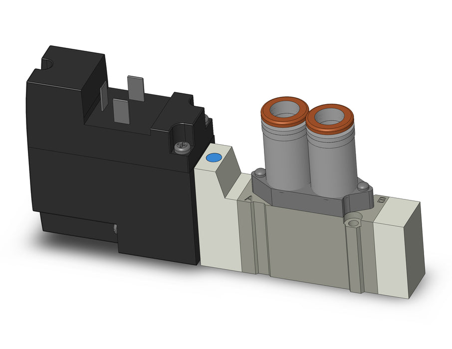 SY3120-5DO-N7 VALVE, SGL SOL, BODY PT (DC)