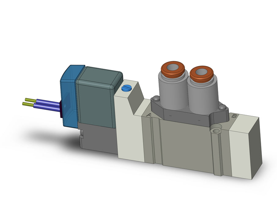 SY3120-5GD-C4 VALVE, SGL SOL, BODY PT (DC)