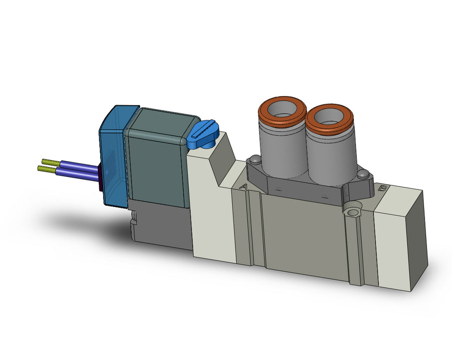 SY3120-5GE-C6 VALVE, SGL SOL, BODY PT (DC)