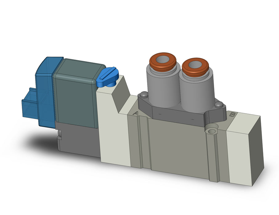 SY3120-5LOUE-C4 VALVE, SGL SOL, BODY PT (DC)
