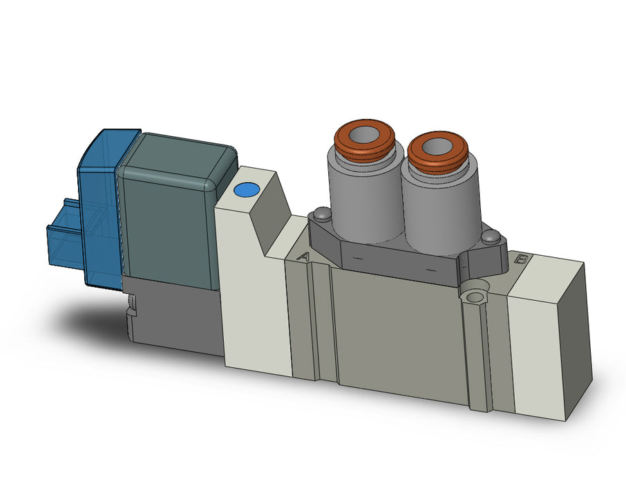 SY3120-5LOZ-C4 VALVE, SGL SOL, BODY PT (DC)