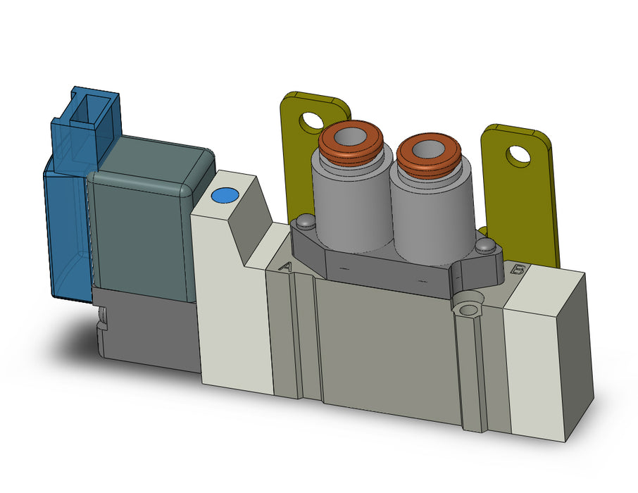 SY3120-5MOZ-C4-F2 VALVE, SGL SOL, BODY PT (DC)