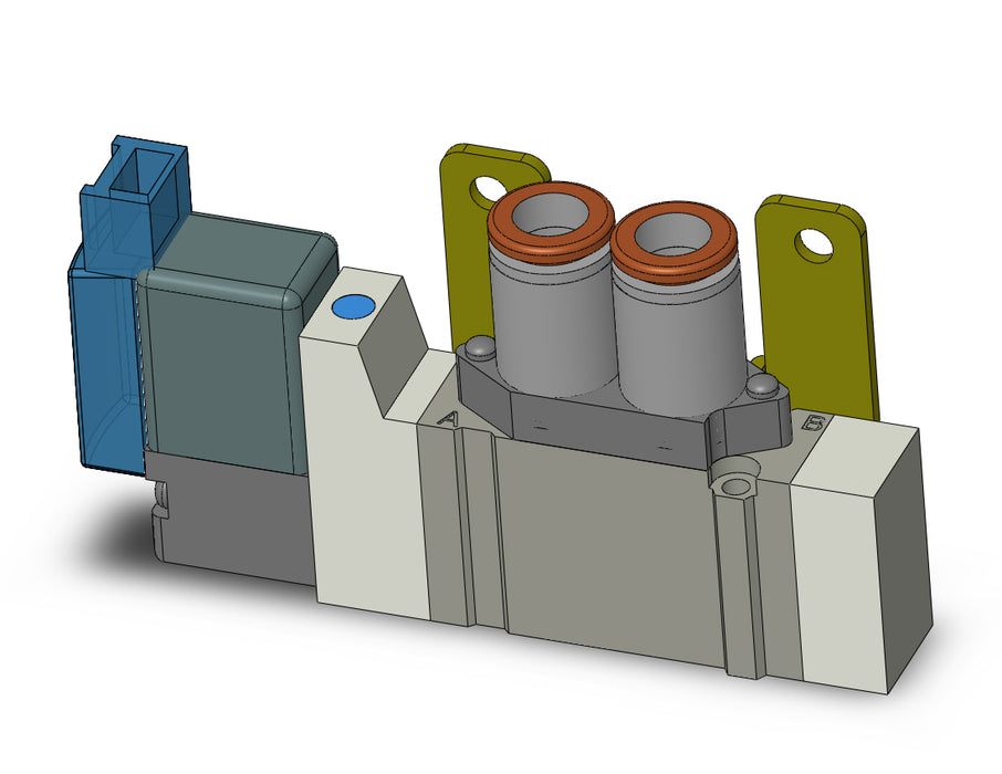 SY3120-5MOZ-C6-F2 5 port solenoid valve