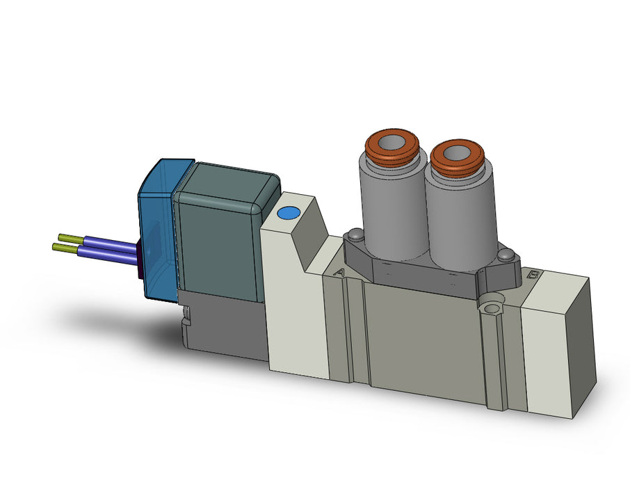 SY3120-6GU-N3 VALVE, SGL SOL, BODY PT (DC)