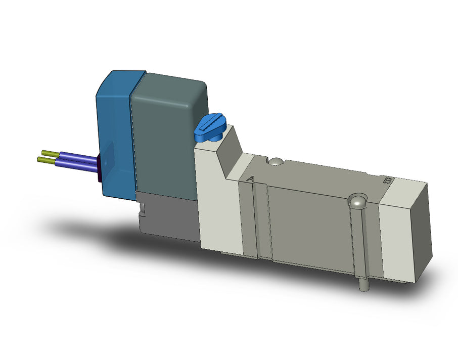 SY3140-1GE VALVE, SGL SOL, BASE MT (AC)