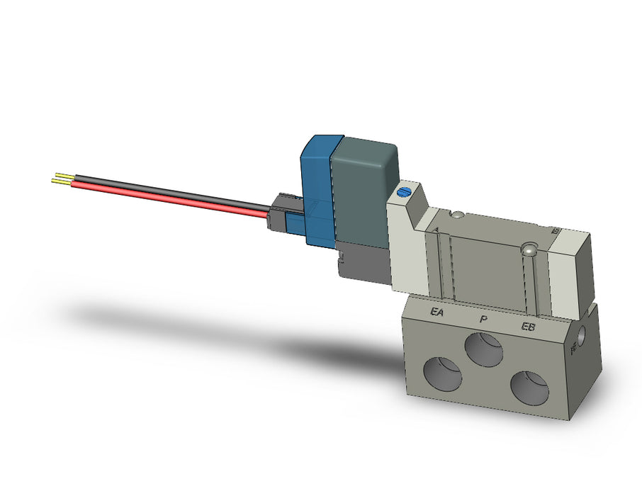 SY3140-1LZD-01 VALVE, SGL SOL, BASE MT (AC)