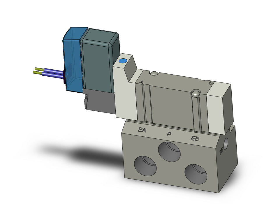SY3140-3H-01T VALVE, SGL SOL, BASE MT (AC)