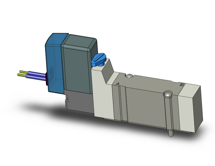 SY3140-4HE VALVE, SGL SOL, BASE MT (AC)