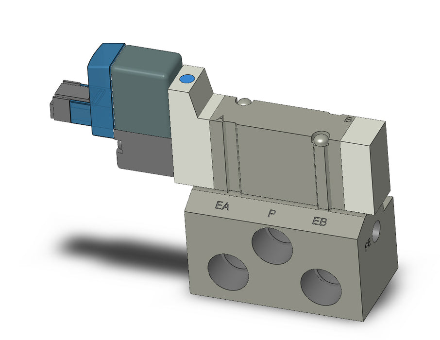 SY3140-5LN-01N VALVE, SGL SOL, BASE MT (DC)