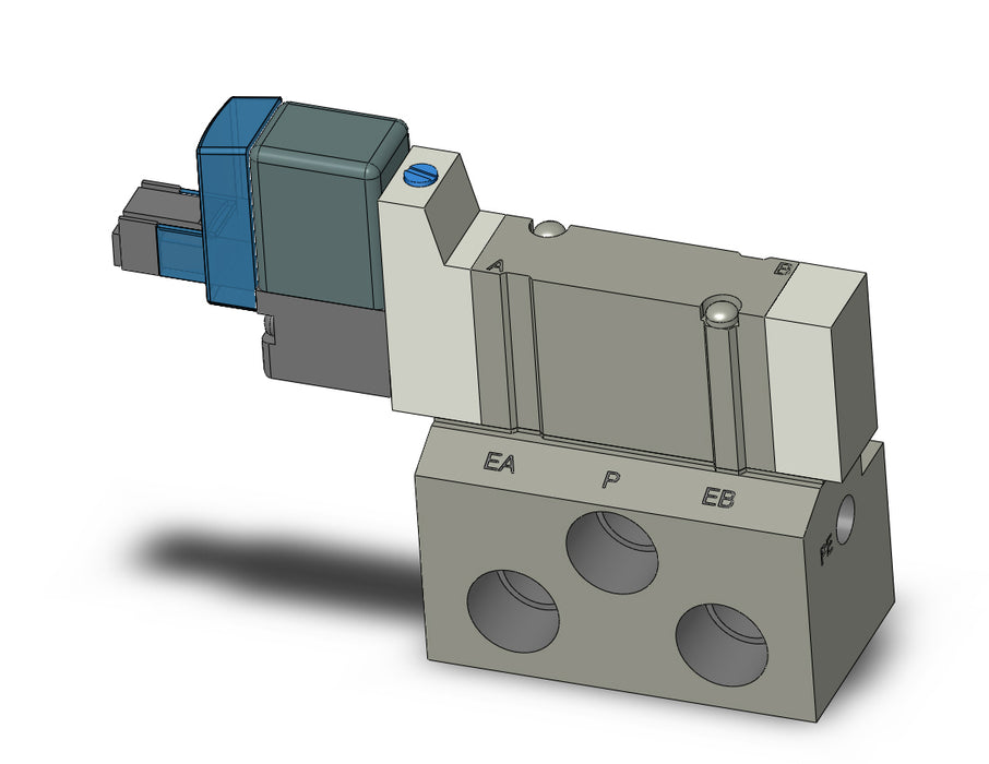 SY3140-5LND-01N VALVE, SGL SOL, BASE MT (DC)