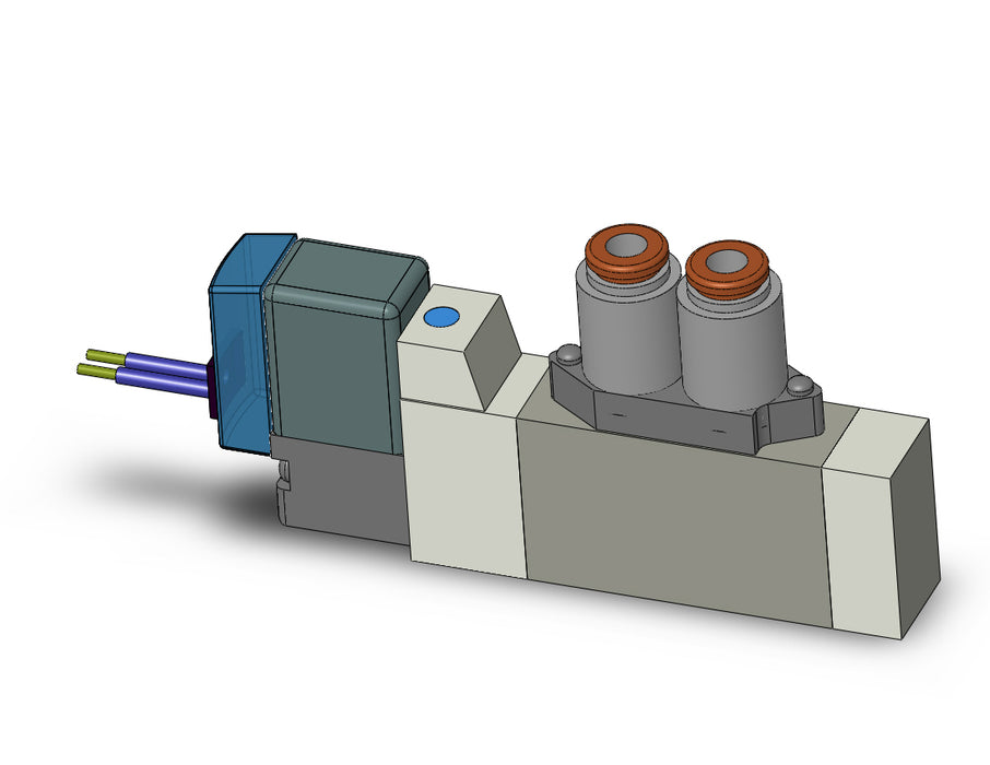 SY3160-5GZ-C4 VALVE, SGL SOL, CASSETTE (DC)