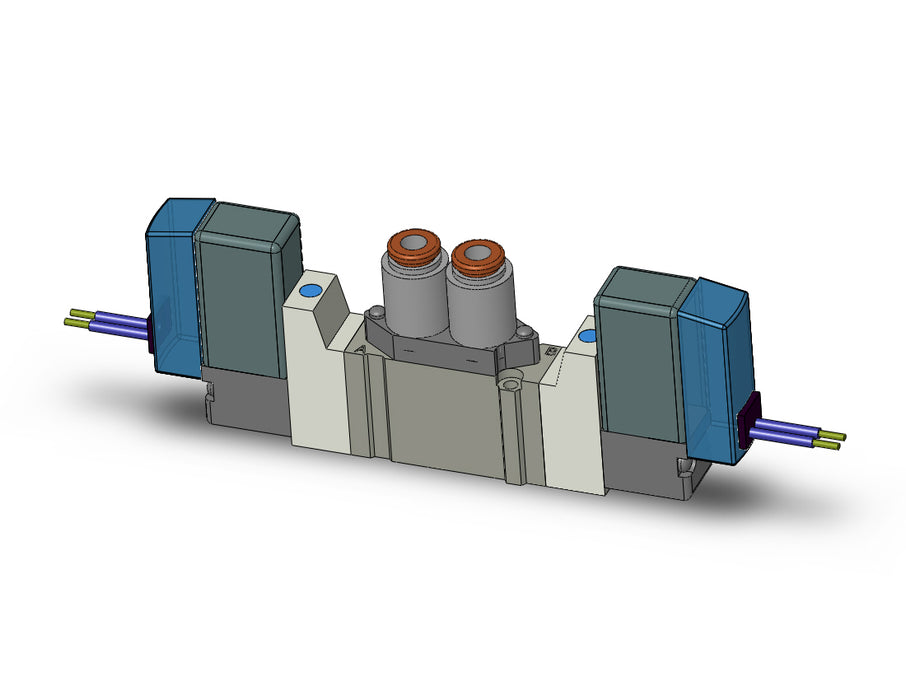 SY3220-3GZ-C4 VALVE, DBL SOL, BODY PT (AC)