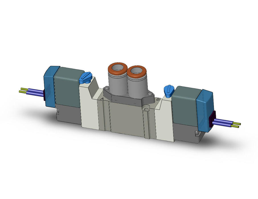 SY3220-5GE-C6 VALVE, DBL SOL, BODY PT (DC)