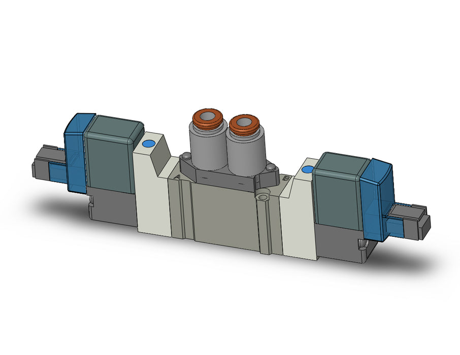 SY3220-5LNZ-C4 VALVE, DBL SOL, BODY PT (DC)