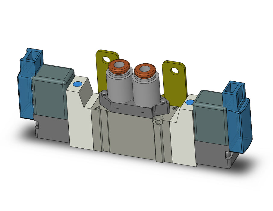 SY3220T-5MOZ-C4-F2 VALVE, DBL SOL, BODY PT