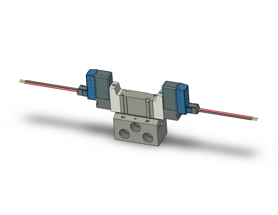 SY3240-3LZ-01T VALVE, DBL SOL, BASE MT (AC)