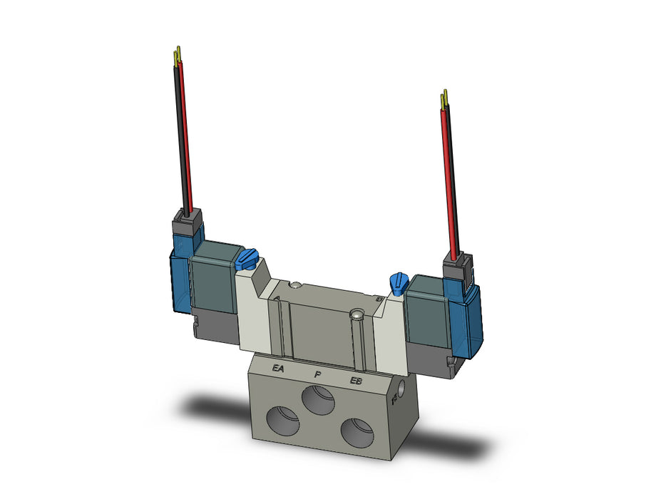 SY3240-5MZE-01 VALVE, DBL SOL, BASE MT (DC)