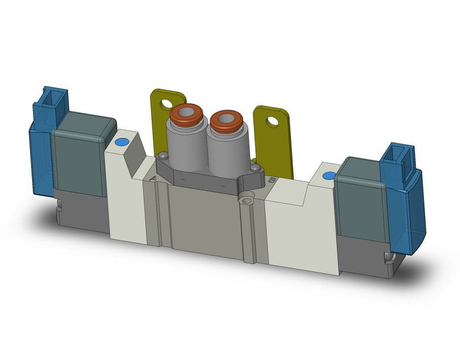 SY3320-5MOZ-C4-F2 VALVE, DBL SOL, BODY PT (DC)