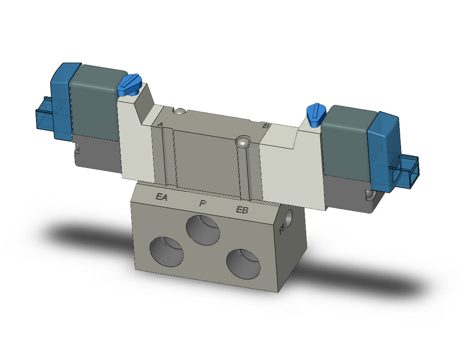 SY3340-5LOZE-01 VALVE, DBL SOL, BASE MT (DC)