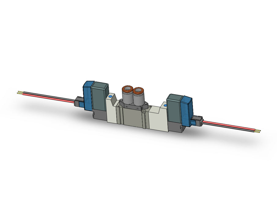 SY3420-1L-C6 VALVE, DBL SOL, BODY PT (AC)