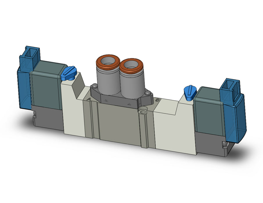 SY3420-5MOZE-C6 VALVE, DBL SOL, BODY PT (DC)